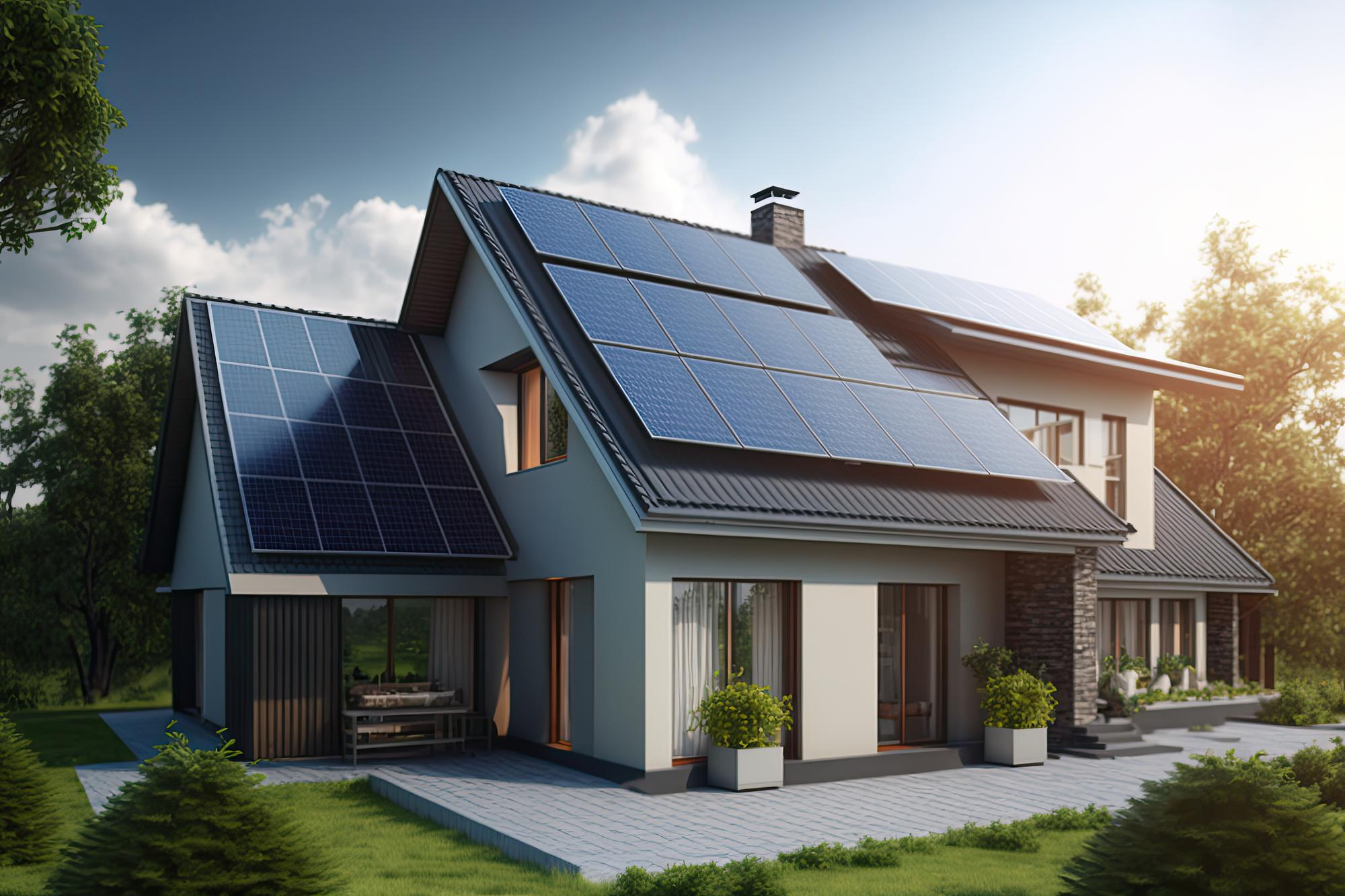 Photovoltaikanlage auf Dach